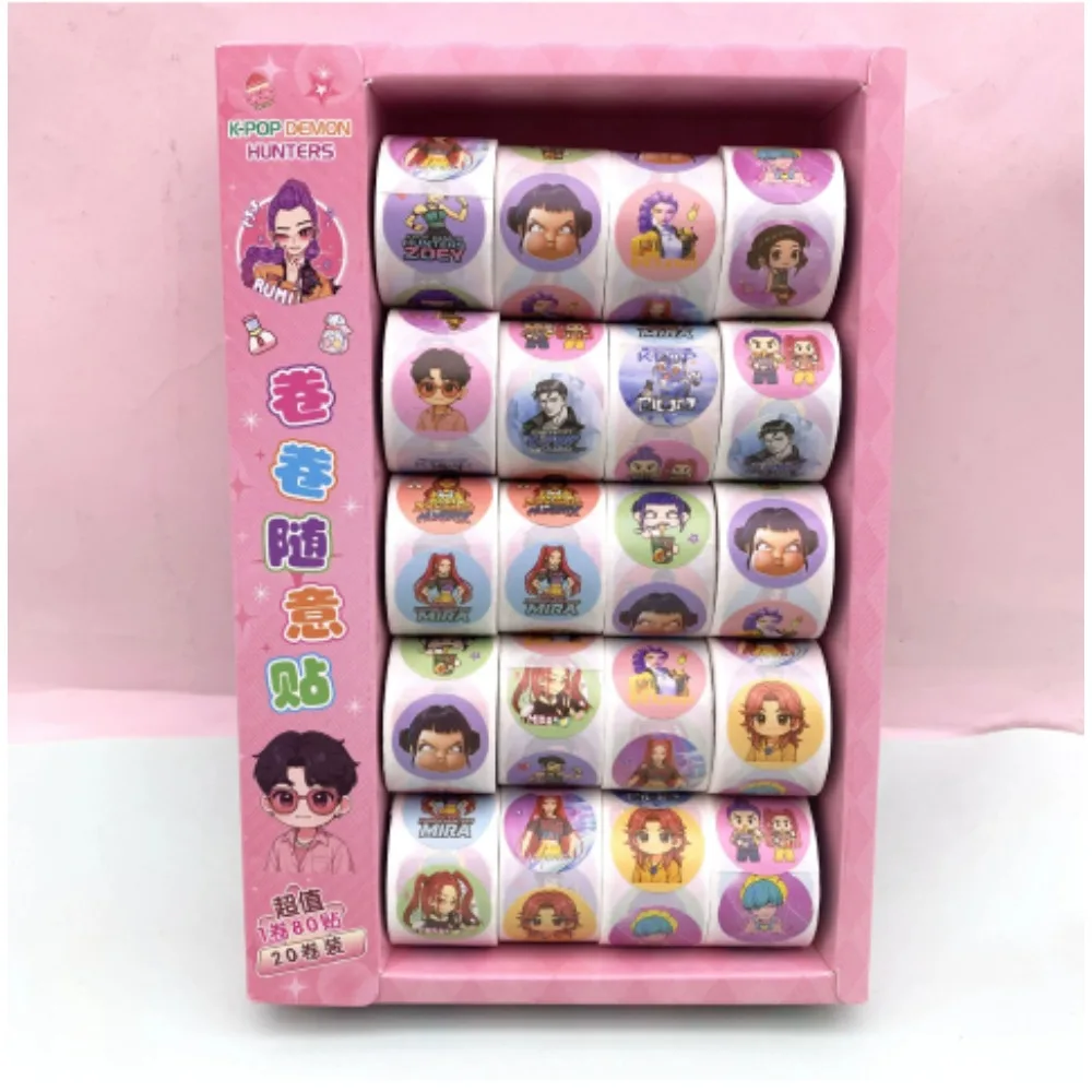 Kpop Demon Hunters 2025 Sticker Roll Box, 20PCS Cute Korean Stickers for Scrapbook, Journal, Planner, DIY Craft, Gifts
Kpop Demon Hunters 2025 Sticker Roll Box, 20PCS Cute Korean Stickers for Scrapbook, Journal, Planner, DIY Craft, Gifts