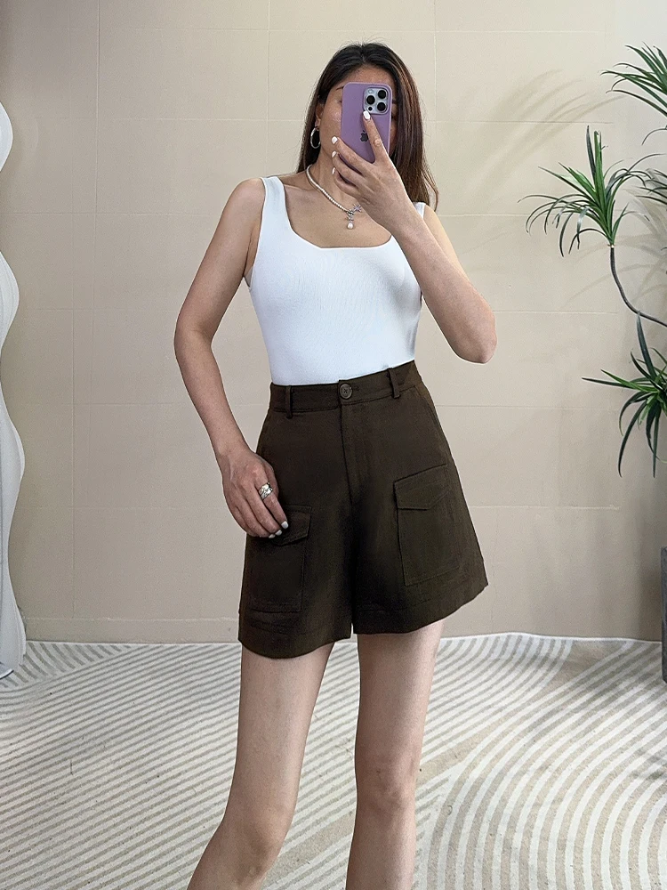 Tangmi, женский летний наряд с высокой талией, прямые брюки из смеси льна Ry Andrente, повседневные брюки с высокой талией
Tangmi, женский летний наряд с высокой талией, прямые брюки из смеси льна Ry Andrente, повседневные брюки с высокой талией