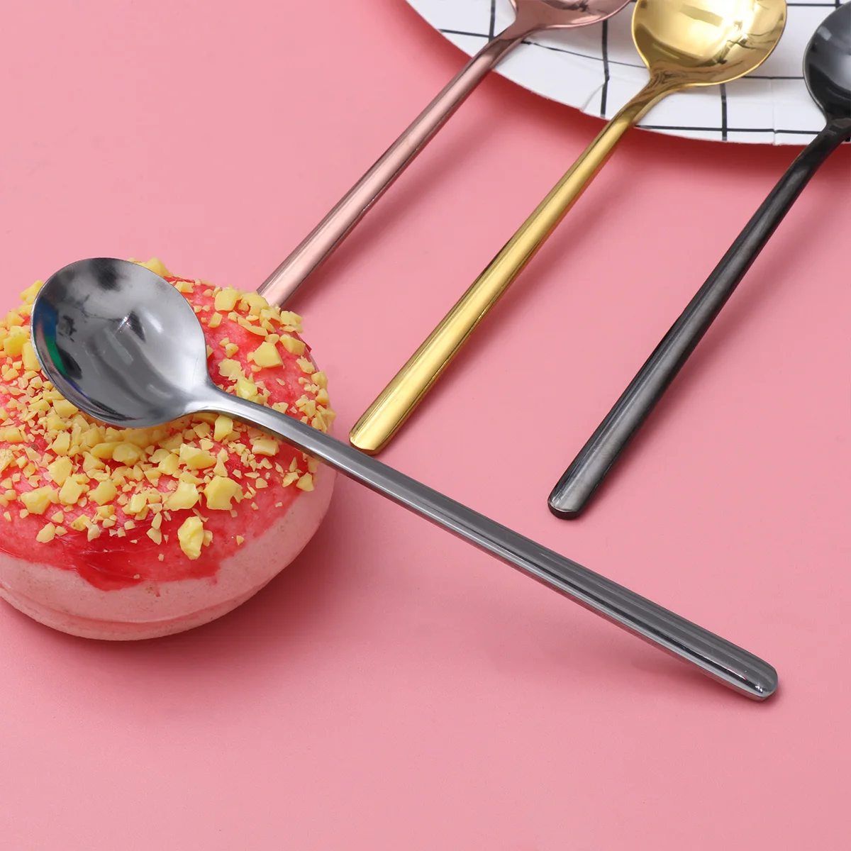 4 Pcs Coffee Scoop Spoon Stainless Steel Kitchen Multifunctional Dessert Scoops Long Lasting Food Grade 304 Portable Safe
4 Pcs Coffee Scoop Spoon Stainless Steel Kitchen Multifunctional Dessert Scoops Long Lasting Food Grade 304 Portable Safe