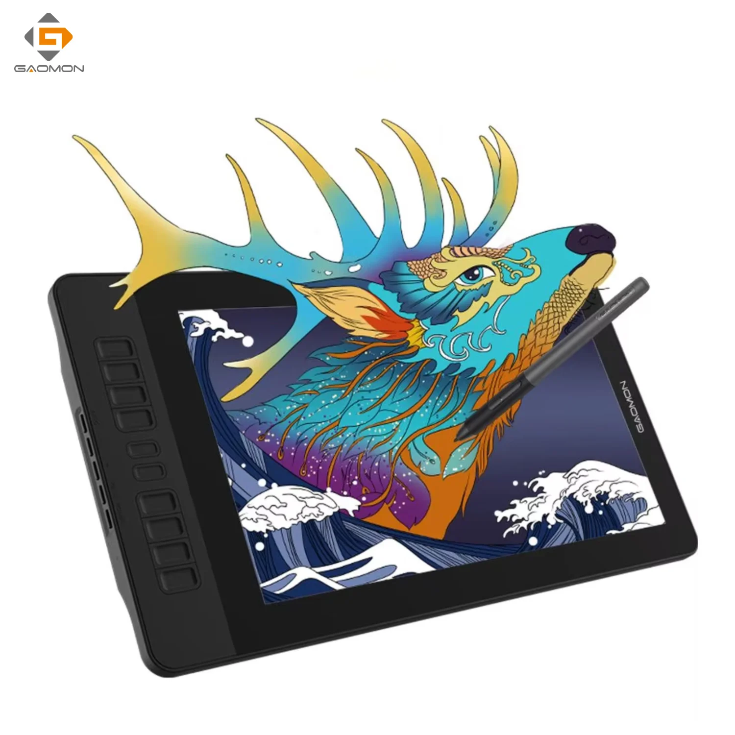 GAOMON Pen Display PD1561 15,6-дюймовый IPS HD-графический планшет для рисования Монитор 72% NTSC с поддержкой функции наклона и 10 клавишами быстрого доступа 
GAOMON Pen Display PD1561 15,6-дюймовый IPS HD-графический планшет для рисования Монитор 72% NTSC с поддержкой функции наклона и 10 клавишами быстрого доступа