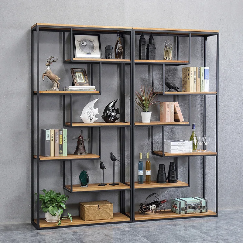 Customized. Nordic Iron Bookcase Bookshelf Living Room Partition Storage Rack Floor Simple Modern Tea Cabinet Rack Disp
Customized. Nordic Iron Bookcase Bookshelf Living Room Partition Storage Rack Floor Simple Modern Tea Cabinet Rack Disp