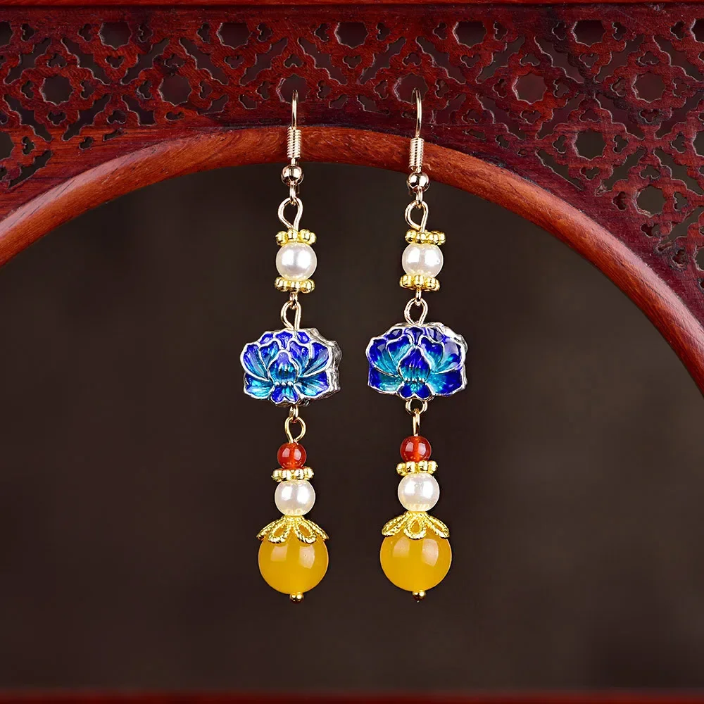 Real Jade Lotus Earrings 18K Gold Plated Fashion Vintage Women Gifts Amulet Flower Natural Jewelry Energy Stone Gift Luxury
Real Jade Lotus Earrings 18K Gold Plated Fashion Vintage Women Gifts Amulet Flower Natural Jewelry Energy Stone Gift Luxury