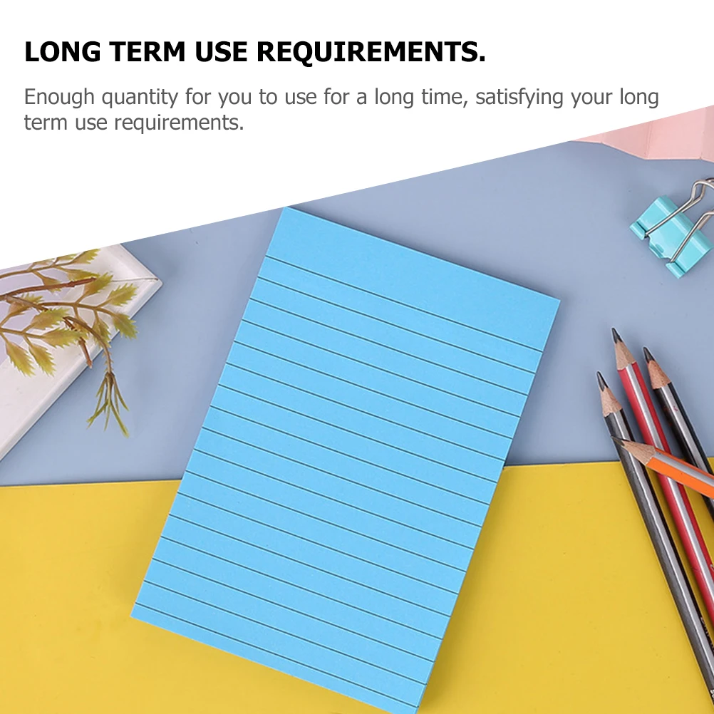 8 Books Horizontal Line Index Cards Colored Memo Pads Self Adhesive Office School Supplies Notepads
8 Books Horizontal Line Index Cards Colored Memo Pads Self Adhesive Office School Supplies Notepads