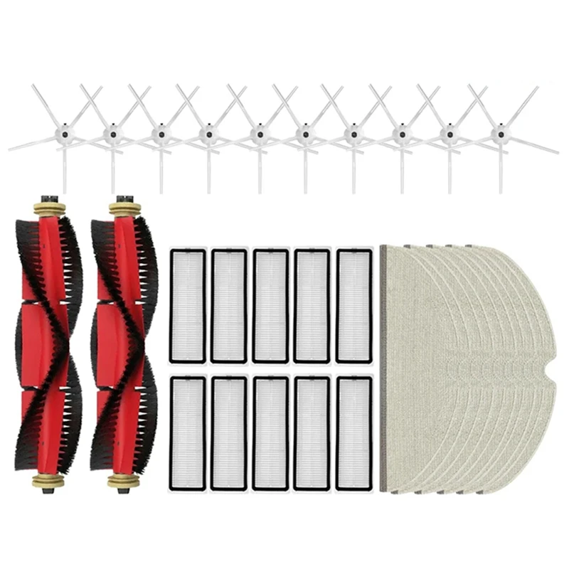 For Xiaomi Roborock S5 Max S6 S6 Maxv Vacuum Cleaner Accessories Kit Roller Brush HEPA Filter Mop Cloth Pads
For Xiaomi Roborock S5 Max S6 S6 Maxv Vacuum Cleaner Accessories Kit Roller Brush HEPA Filter Mop Cloth Pads