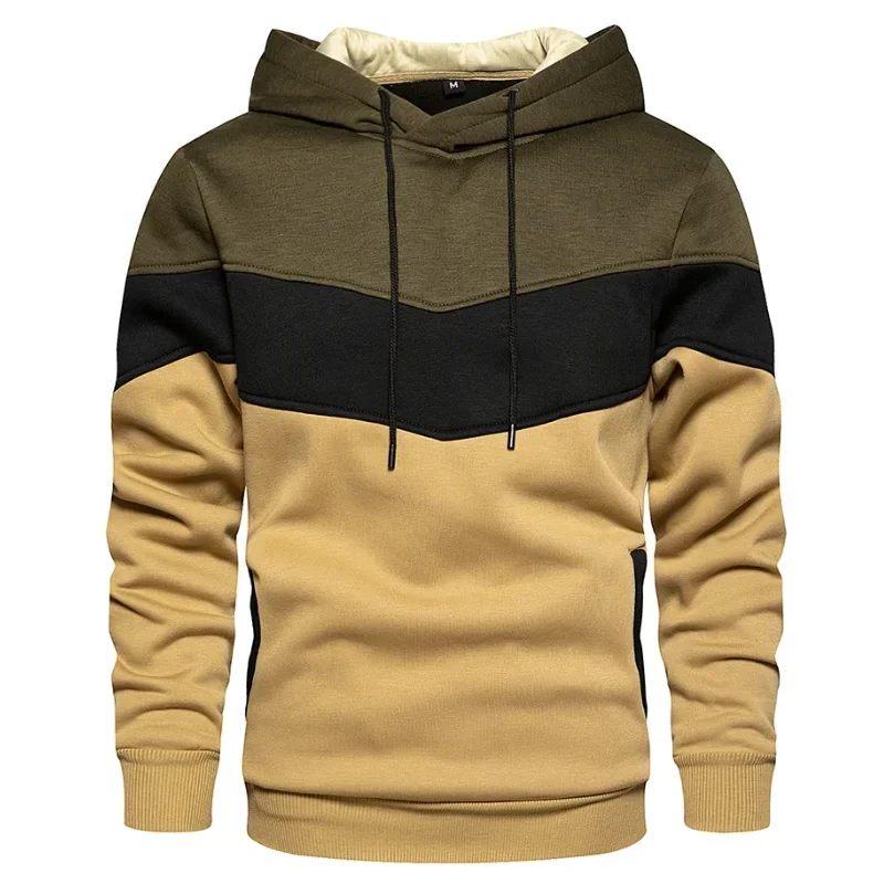 2026 Men's Patchwork Hooded Sweatshirt Casual Loose Fleece Warm Streetwear Male Fashion Autumn Winter Sports Hoodies Sweatshirts
2026 Men's Patchwork Hooded Sweatshirt Casual Loose Fleece Warm Streetwear Male Fashion Autumn Winter Sports Hoodies Sweatshirts