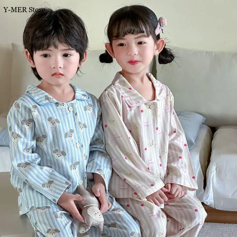 Хлопковая детская одежда: пижамный комплект из марли для мальчиков и девочек, домашняя одежда для всей семьи, новинка весна-лето 2026
Хлопковая детская одежда: пижамный комплект из марли для мальчиков и девочек, домашняя одежда для всей семьи, новинка весна-лето 2026