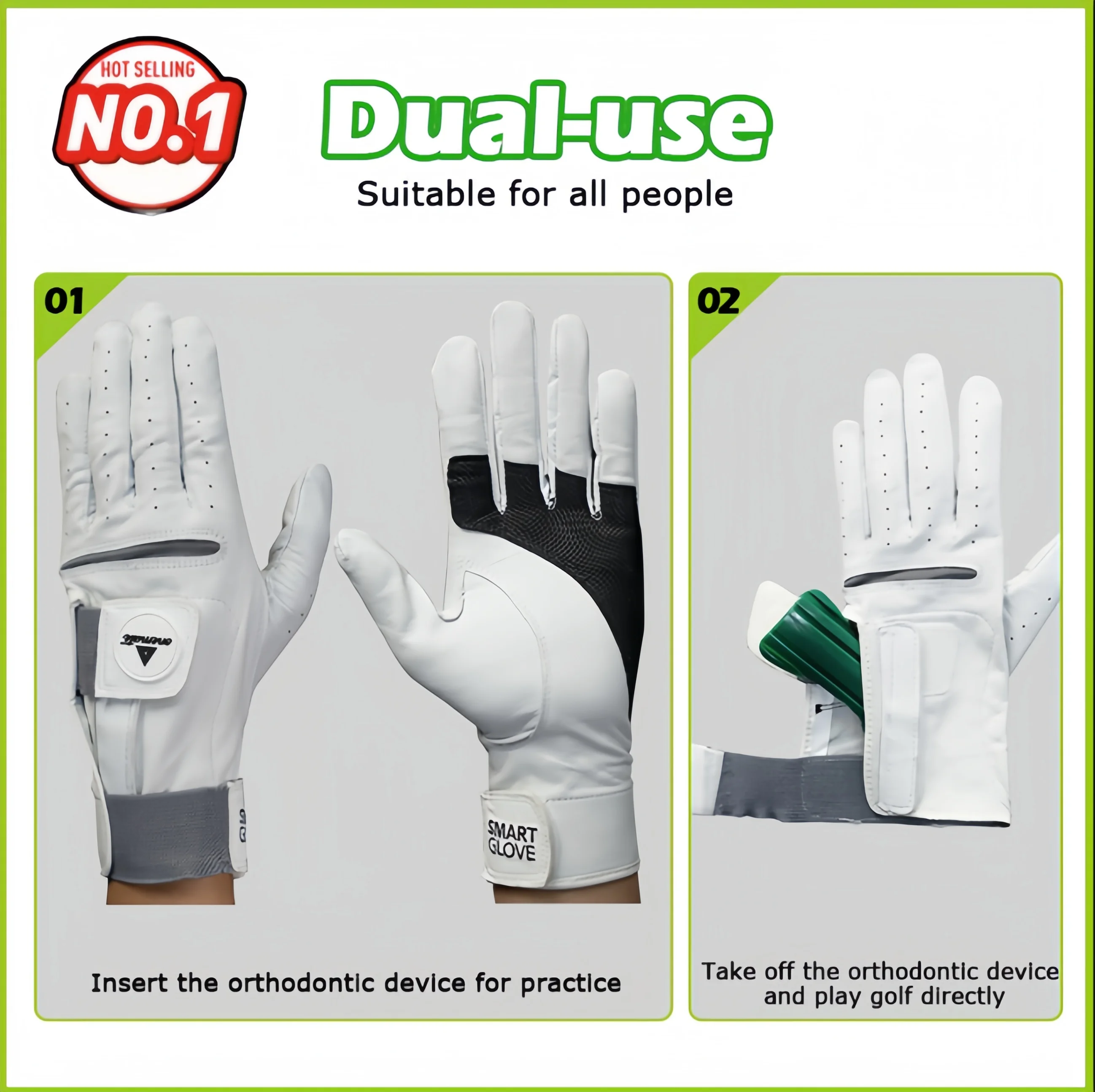 Профессиональная умная перчатка для гольфа с интеллектуальной коррекцией траектории удара, из импортной овечьей кожи, дышащая, нескользящая, износостойкая.
Профессиональная умная перчатка для гольфа с интеллектуальной коррекцией траектории удара, из импортной овечьей кожи, дышащая, нескользящая, износостойкая.