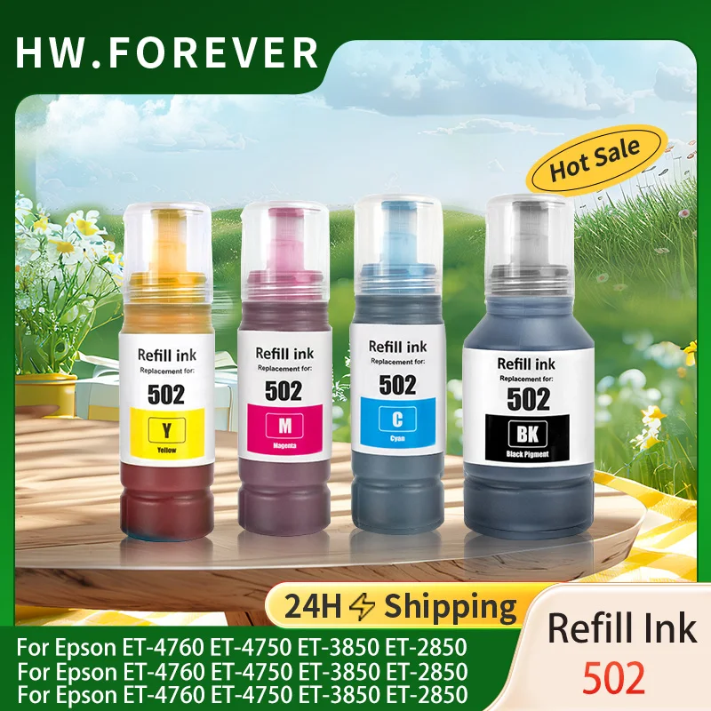 502 T502 Бутылки с чернилами для заправки Epson ET-4760 ET-4750 ET-3850 ET-2850 ET-2760 ET-3760 Бутылки для заправки чернил 502 Использование чернил
502 T502 Бутылки с чернилами для заправки Epson ET-4760 ET-4750 ET-3850 ET-2850 ET-2760 ET-3760 Бутылки для заправки чернил 502 Использование чернил