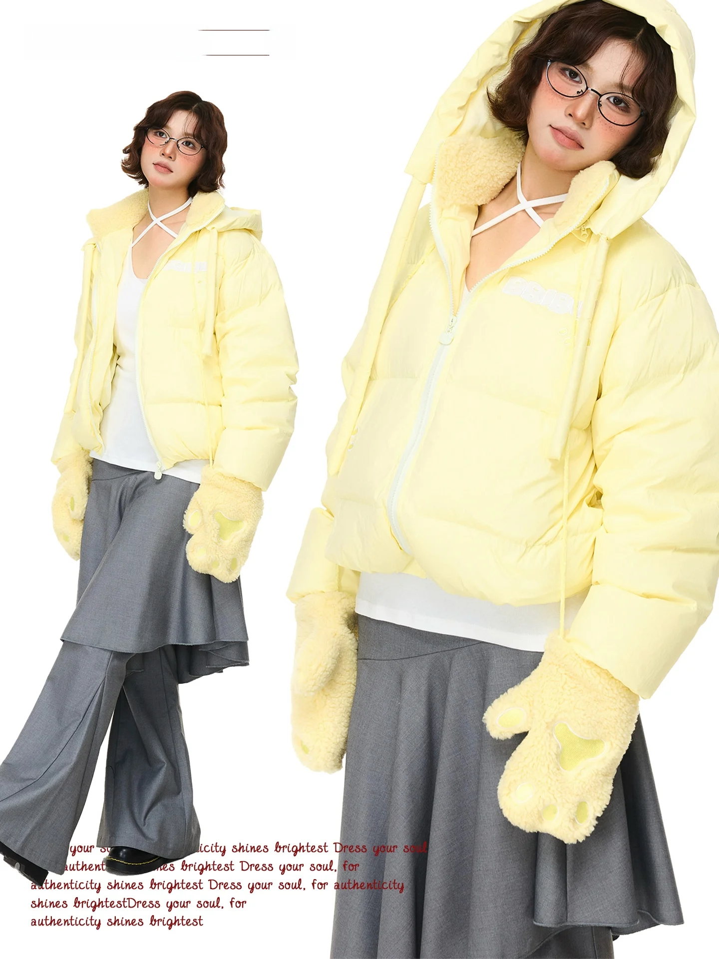 Chen Stiy Old Store Американский повседневный цветной пуховик с капюшоном для женщин с перчатками Белый ду пуховое антивозрастное пальто для хлеба
Chen Stiy Old Store Американский повседневный цветной пуховик с капюшоном для женщин с перчатками Белый ду пуховое антивозрастное пальто для хлеба