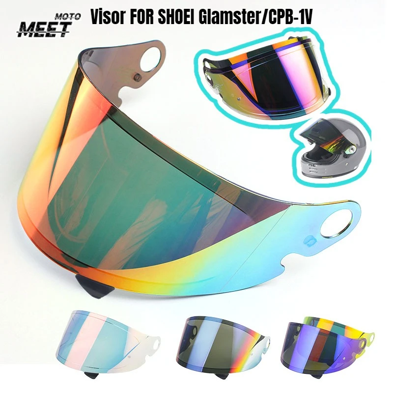FOR SHOEI Glamster Motorcycle Helmet Len Retro Full Face Helmet Visor Anti-UV Glamster CPB-1V Casco Helmet Replacement Parts
FOR SHOEI Glamster Motorcycle Helmet Len Retro Full Face Helmet Visor Anti-UV Glamster CPB-1V Casco Helmet Replacement Parts