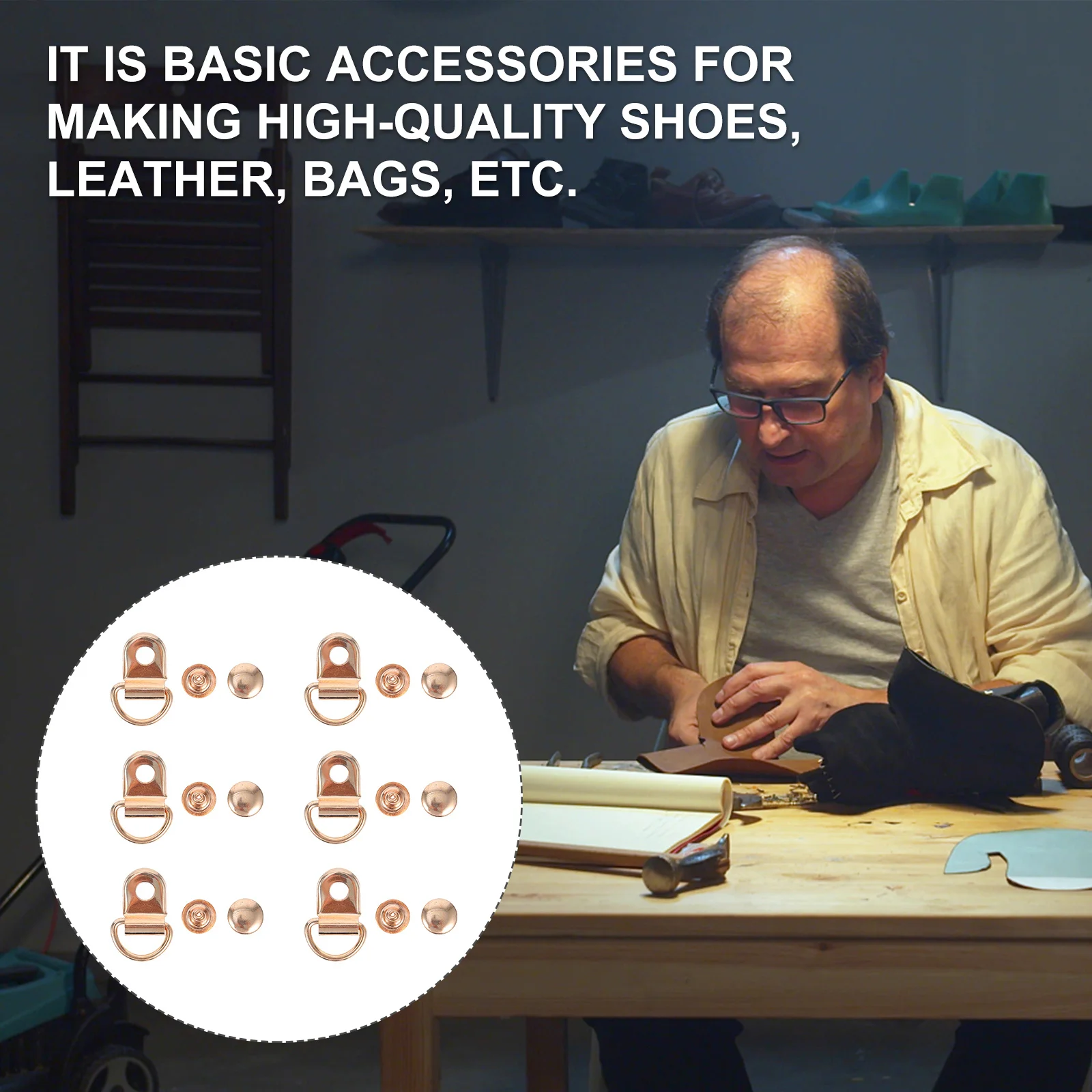 30 Sets Button Accessories Handbag Stainless Steel DIY Tools Shoes Buckle Buckles
30 Sets Button Accessories Handbag Stainless Steel DIY Tools Shoes Buckle Buckles