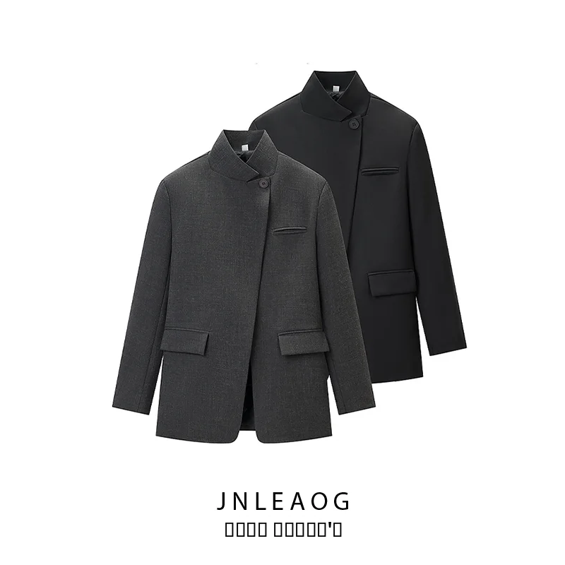 Fashionable Versatile Women's Suit Jacket Spring New Arrival High-End Design Long Sleeve Pure Color One Button Closure Polyester
Fashionable Versatile Women's Suit Jacket Spring New Arrival High-End Design Long Sleeve Pure Color One Button Closure Polyester