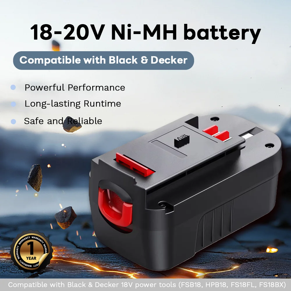 Battery fro Black & Decker BD12PSK, BD18PSK, BDBN1202, BPT1048, BPT1058, EZWA77, EZWA80, FS120B, HPB12, HPB14, HPB18, PS140 20V
Battery fro Black & Decker BD12PSK, BD18PSK, BDBN1202, BPT1048, BPT1058, EZWA77, EZWA80, FS120B, HPB12, HPB14, HPB18, PS140 20V