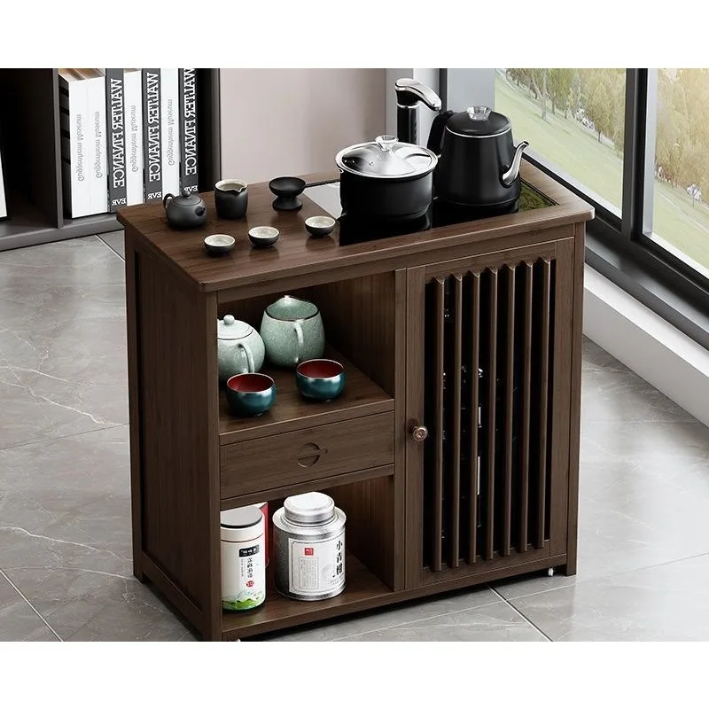 Small tea table household Chinese tea cabinet cart with wheel coffee table Kung Fu tea set Boiling water integrated
Small tea table household Chinese tea cabinet cart with wheel coffee table Kung Fu tea set Boiling water integrated