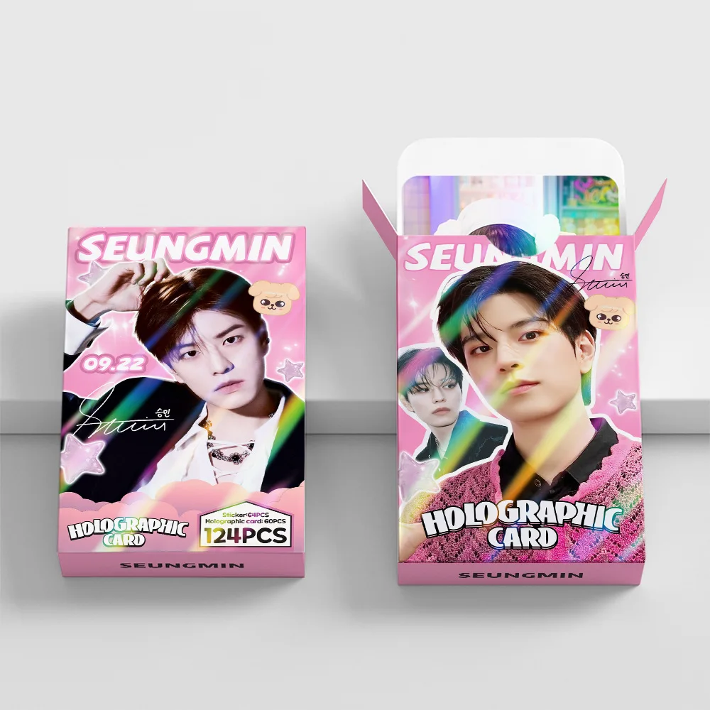 124 laser cards for Seungmin's new album Stray kids DOIT SKZOO peripheral support photo cards stickers LOMO cards gifts KPOP
124 laser cards for Seungmin's new album Stray kids DOIT SKZOO peripheral support photo cards stickers LOMO cards gifts KPOP