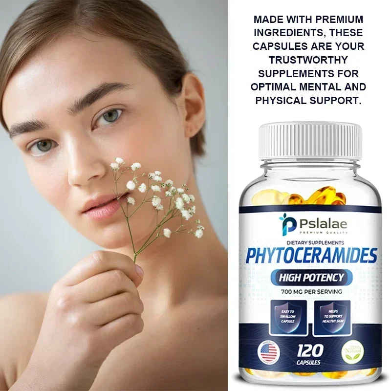 Phytoceramides 700mg - Supports Healthy Skin and Hydration, Fights Aging, Reduces Wrinkles, and Improves Skin Vitality
Phytoceramides 700mg - Supports Healthy Skin and Hydration, Fights Aging, Reduces Wrinkles, and Improves Skin Vitality