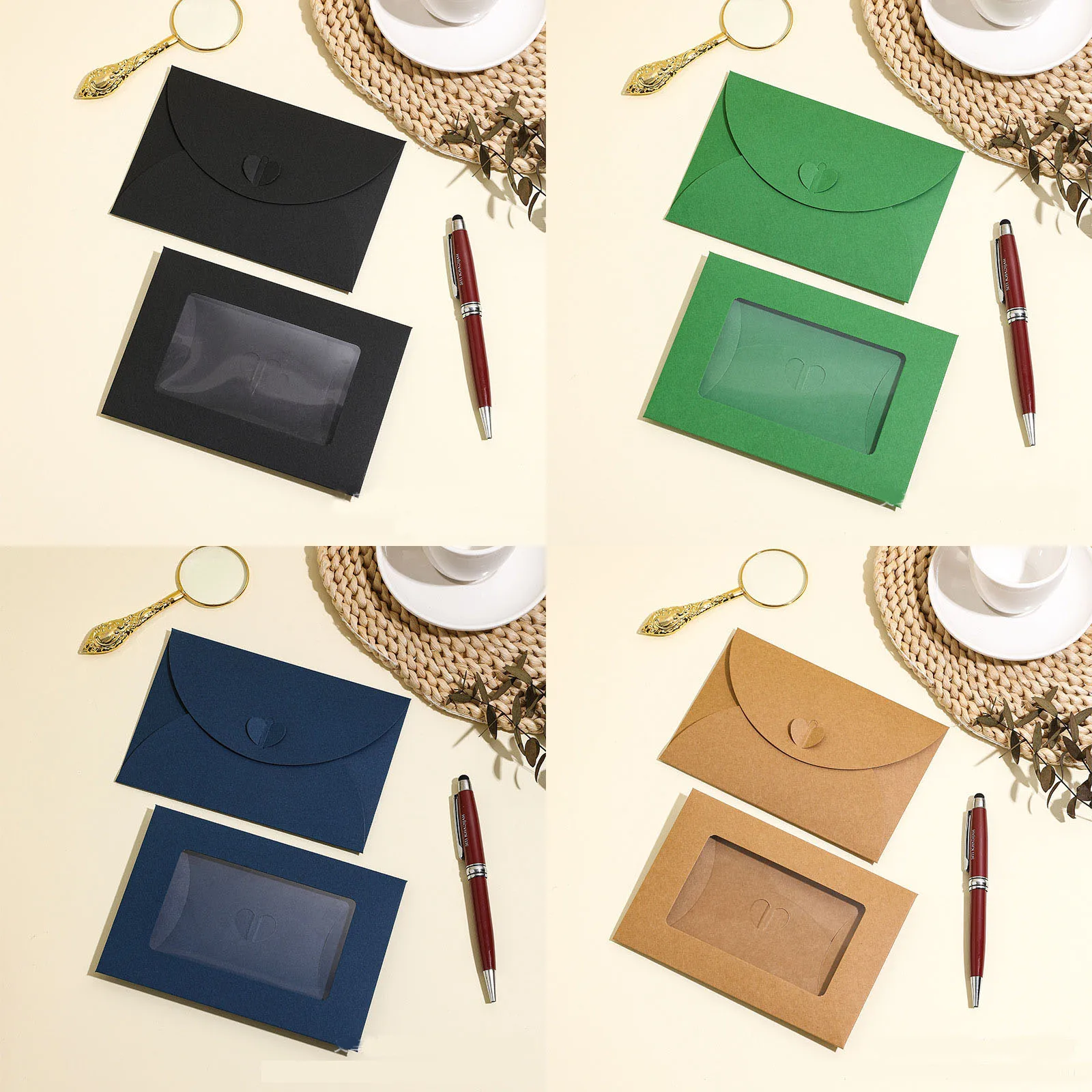 50pcs/lot Love Button16x11cm Envelope Window Opening 250g Kraft Paper VIP Card Envelope PET Window Sticking Wedding Invitations
50pcs/lot Love Button16x11cm Envelope Window Opening 250g Kraft Paper VIP Card Envelope PET Window Sticking Wedding Invitations