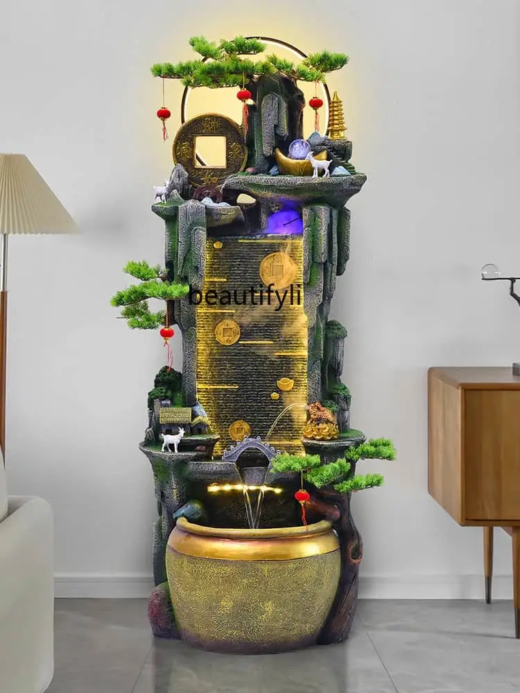 Lucky Rockery Flowing Water Floor Ornaments Living Room Courtyard Office Alpine Fish Tank Circulating Waterscape Decoration
Lucky Rockery Flowing Water Floor Ornaments Living Room Courtyard Office Alpine Fish Tank Circulating Waterscape Decoration