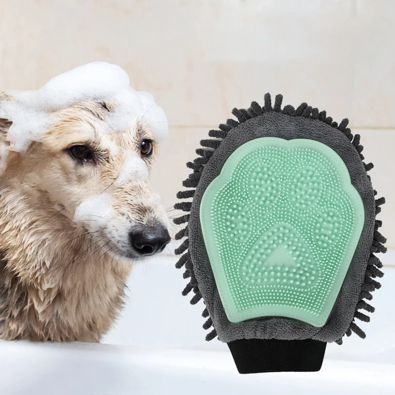 Double-Sided Pet Grooming Gloves Absorbent Chenille Cleaning Massage Hair Removal Dog Bath Brush Cepillo Perro Para Quitar Pelo
Double-Sided Pet Grooming Gloves Absorbent Chenille Cleaning Massage Hair Removal Dog Bath Brush Cepillo Perro Para Quitar Pelo