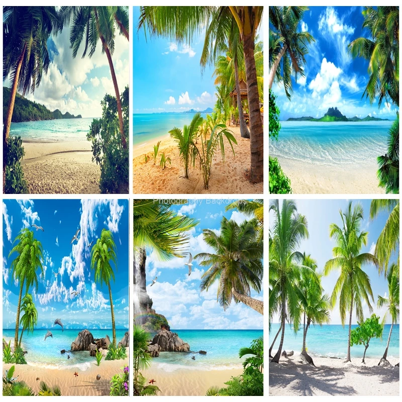 ZHISUXI Summer Tropical Sea Beach Palms Tree Photography Background Scenic Photo Backdrops Photocall Photo Studio CXZM-03
ZHISUXI Summer Tropical Sea Beach Palms Tree Photography Background Scenic Photo Backdrops Photocall Photo Studio CXZM-03