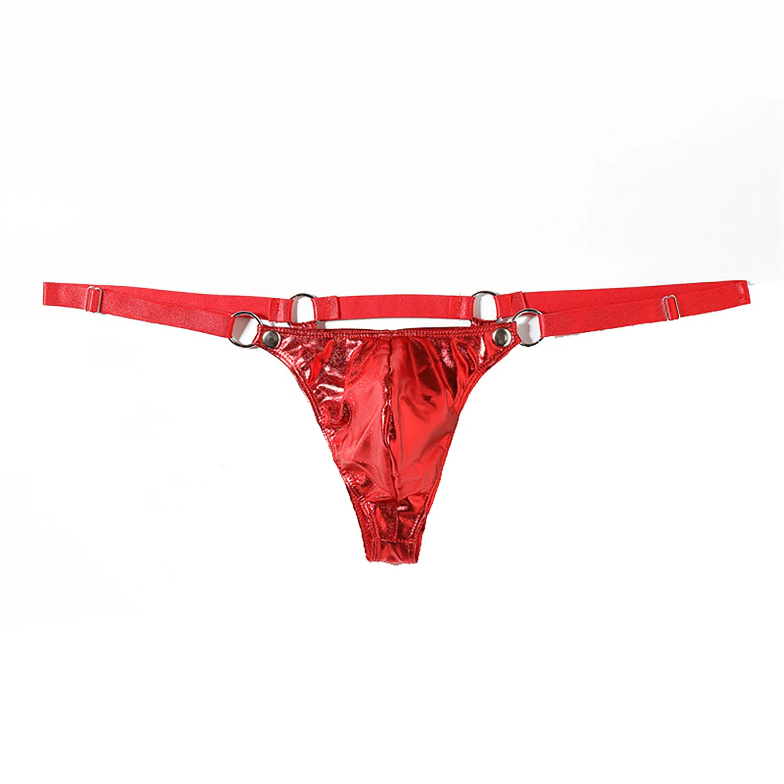 Mens Metallic Shiny Low Rise Briefs Panties Bulge Pouch O-ring Waistband Cutout Back G-string Thongs Jockstraps Underpants
Mens Metallic Shiny Low Rise Briefs Panties Bulge Pouch O-ring Waistband Cutout Back G-string Thongs Jockstraps Underpants