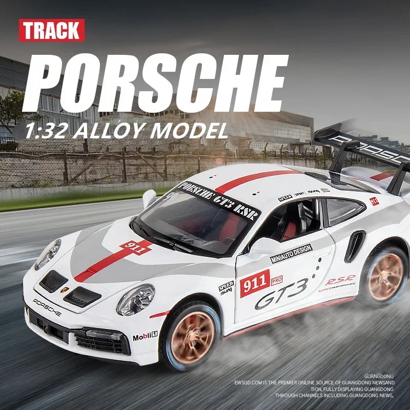 1/32 Porsches 911 GT3 RSR, модель спортивного автомобиля из сплава, литая под давлением металлическая модель игрушечного автомобиля, имитация звука и света, коллекция игрушек в подарок
1/32 Porsches 911 GT3 RSR, модель спортивного автомобиля из сплава, литая под давлением металлическая модель игрушечного автомобиля, имитация звука и света, коллекция игрушек в подарок