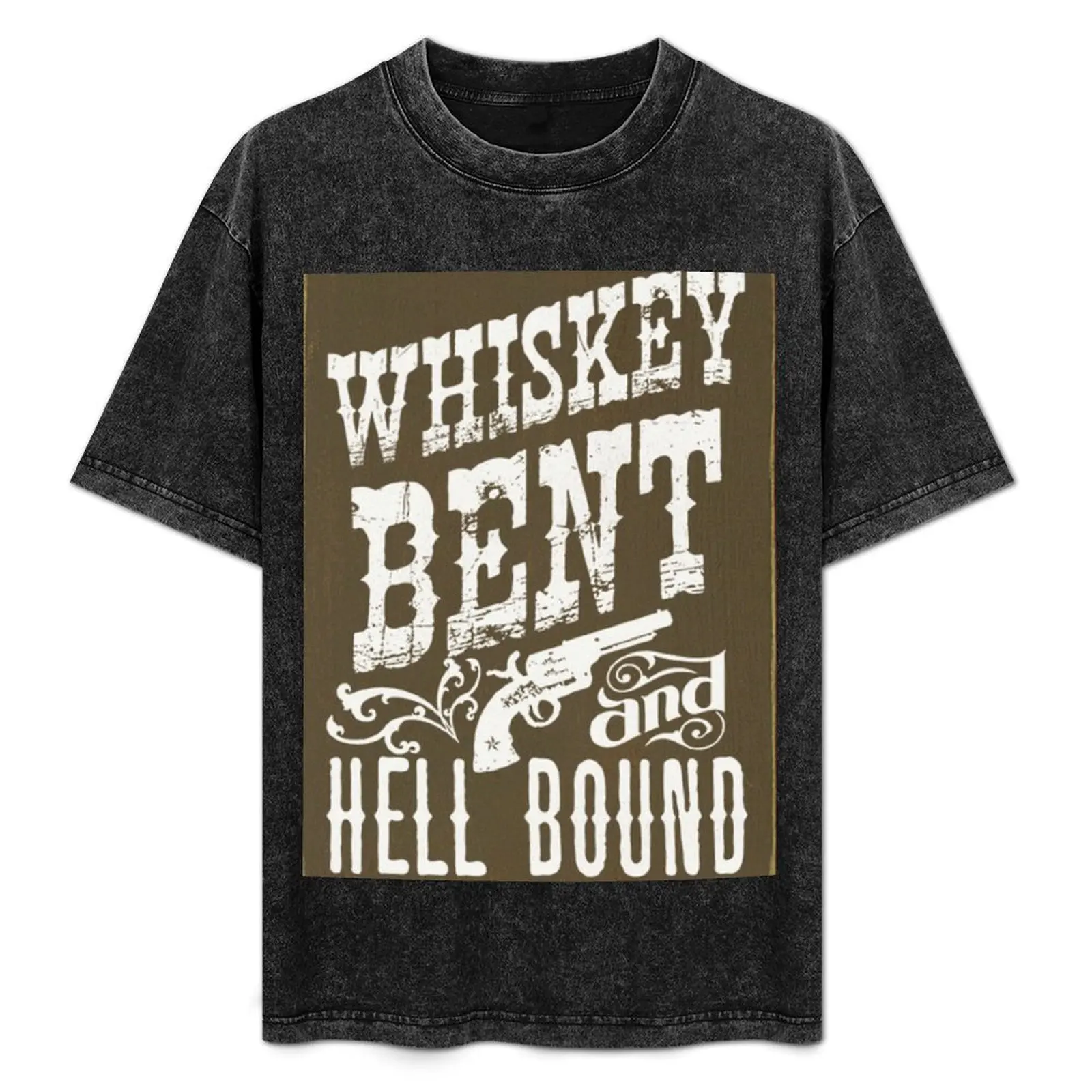 Whiskey bent & hell bound! T-Shirt Street Style Casual Tee Shirt
Whiskey bent & hell bound! T-Shirt Street Style Casual Tee Shirt