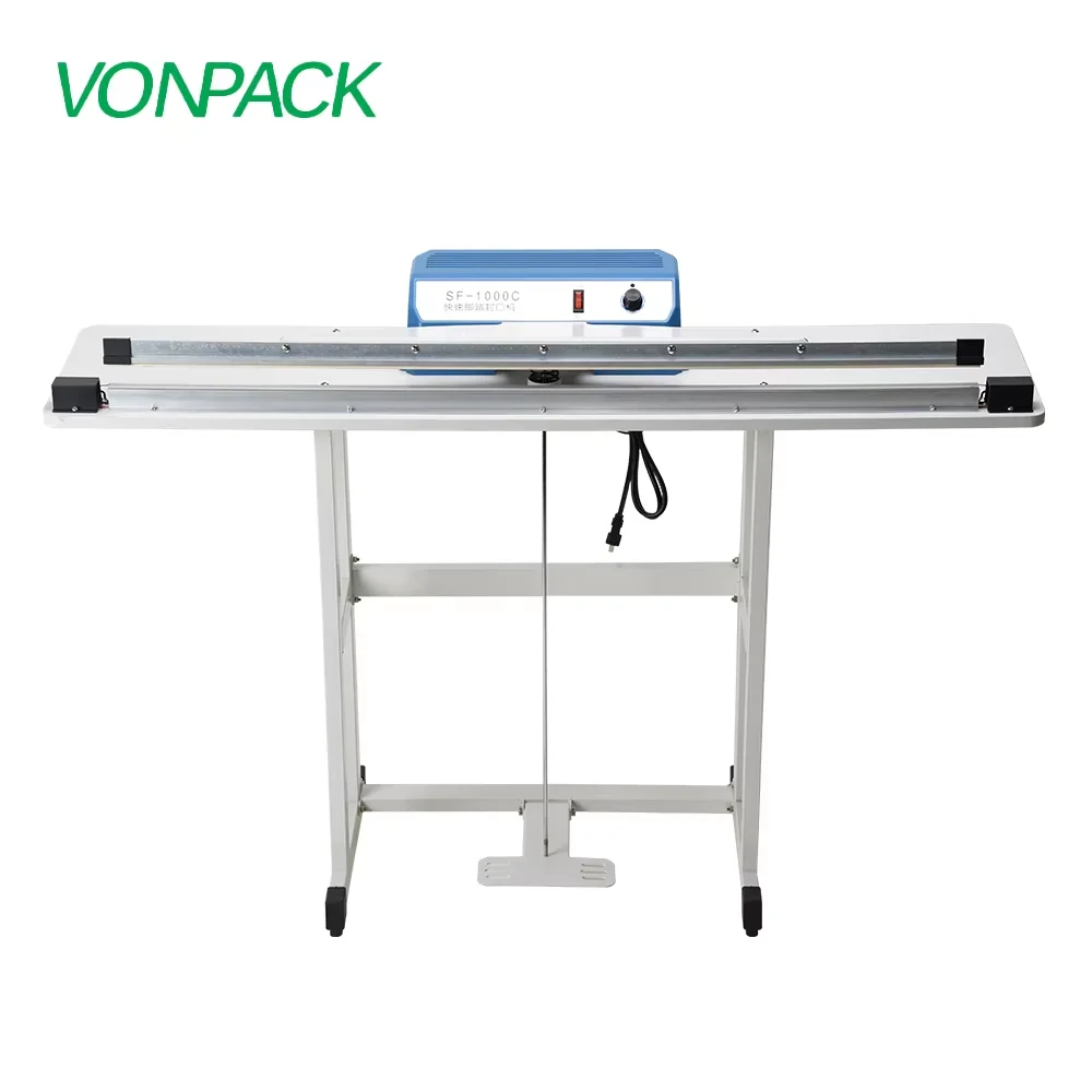 VONPACK SF-1000C Semi-automati Sealing Machine Vertical Plastic Heat Sealer Industrial Food Bag Film Packaging Sealing Machine
VONPACK SF-1000C Semi-automati Sealing Machine Vertical Plastic Heat Sealer Industrial Food Bag Film Packaging Sealing Machine