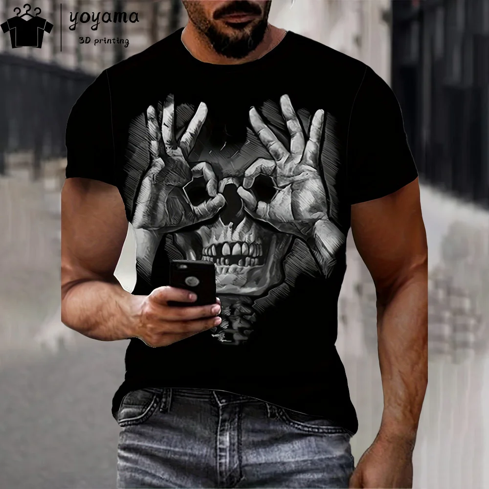 Vintage Skull Graphic T shirts Summer Mens Clothing O-Neck Men's Short Sleeve Shirts 3D Print Men T-shirt Street T shirt Men Top
Vintage Skull Graphic T shirts Summer Mens Clothing O-Neck Men's Short Sleeve Shirts 3D Print Men T-shirt Street T shirt Men Top