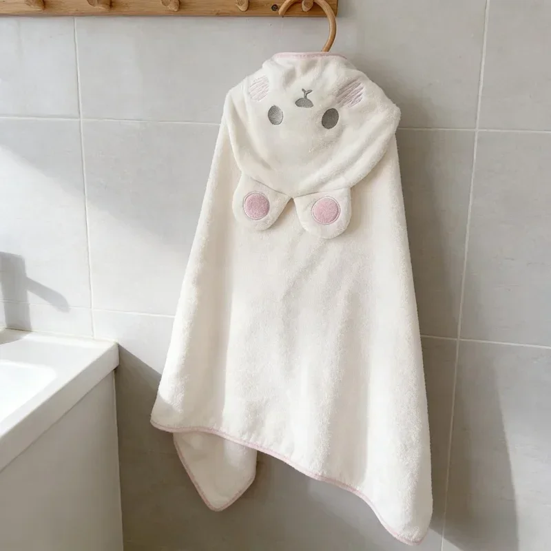 Thickened Kids Hooded Bath Towel Cartoon Bear Design Absorbent Breathable Shower Cloak Non slip Blanket For Baby Beach Shower
Thickened Kids Hooded Bath Towel Cartoon Bear Design Absorbent Breathable Shower Cloak Non slip Blanket For Baby Beach Shower