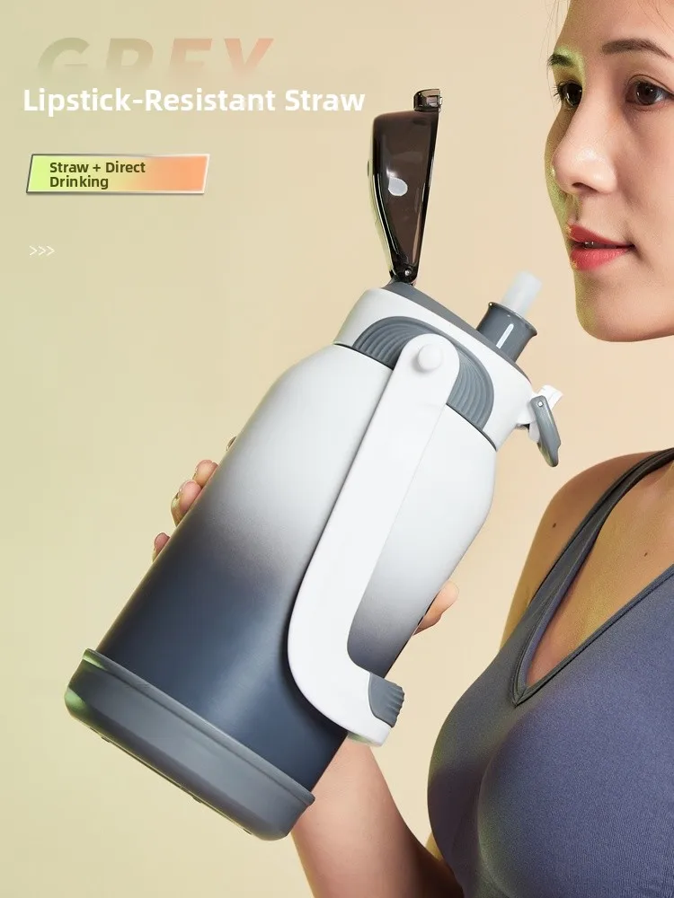 Портативная термокружка, бутылка для воды, спортивная бутылка для мужчин и женщин, большая емкость, нержавеющая сталь
Портативная термокружка, бутылка для воды, спортивная бутылка для мужчин и женщин, большая емкость, нержавеющая сталь