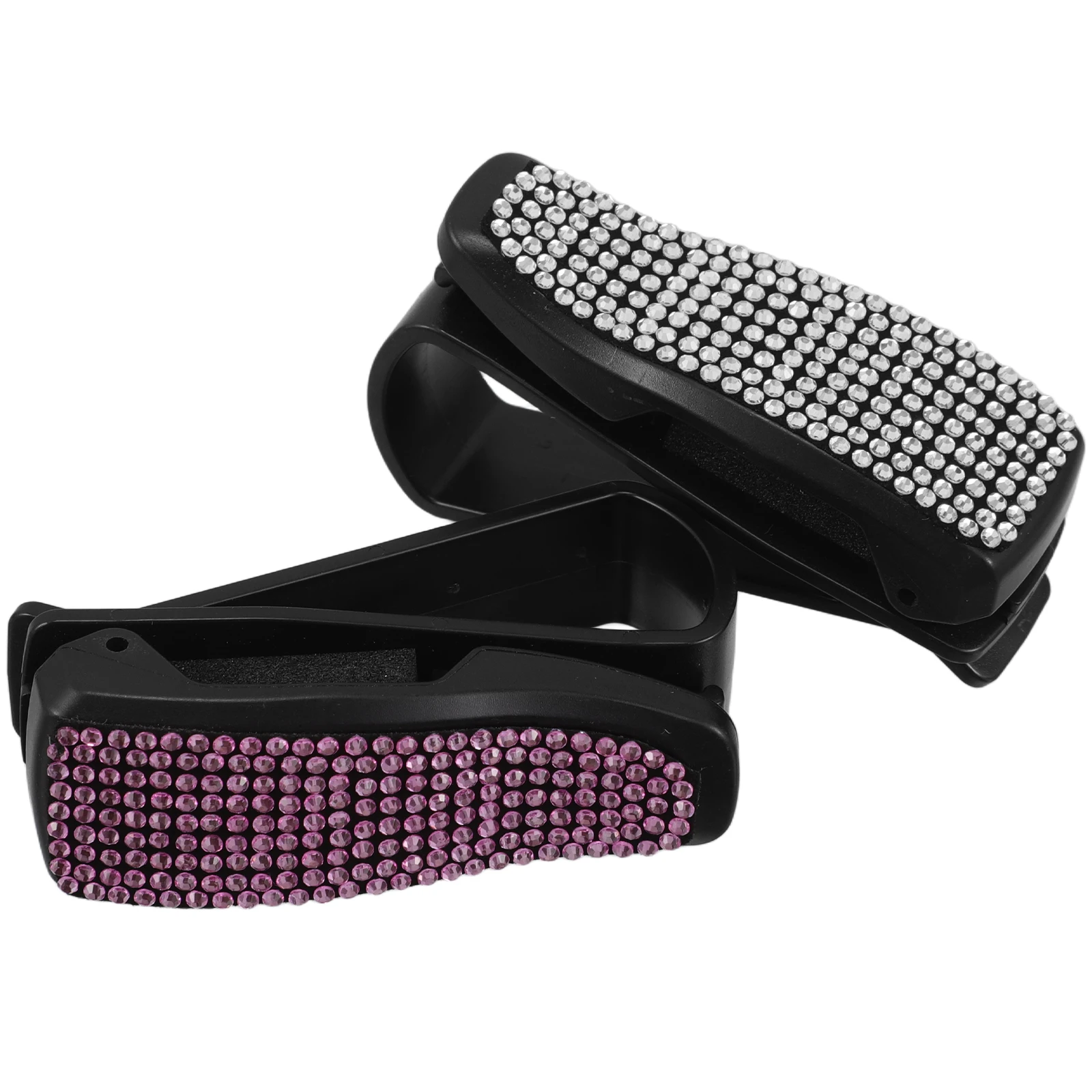 2pcs Car Glasses Clip Diamond Visor Holder Rhinestones Sunglasses Card Ticket Organizer Storage Rack Auto Vehicle Clamp
2pcs Car Glasses Clip Diamond Visor Holder Rhinestones Sunglasses Card Ticket Organizer Storage Rack Auto Vehicle Clamp