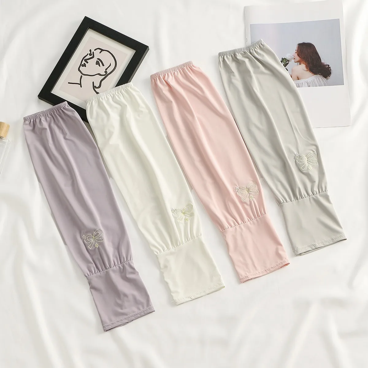 Summer sun protection butterfly embroidered ice-silk sleeve cover slim style breathable UV suitable for driving and cycling
Summer sun protection butterfly embroidered ice-silk sleeve cover slim style breathable UV suitable for driving and cycling