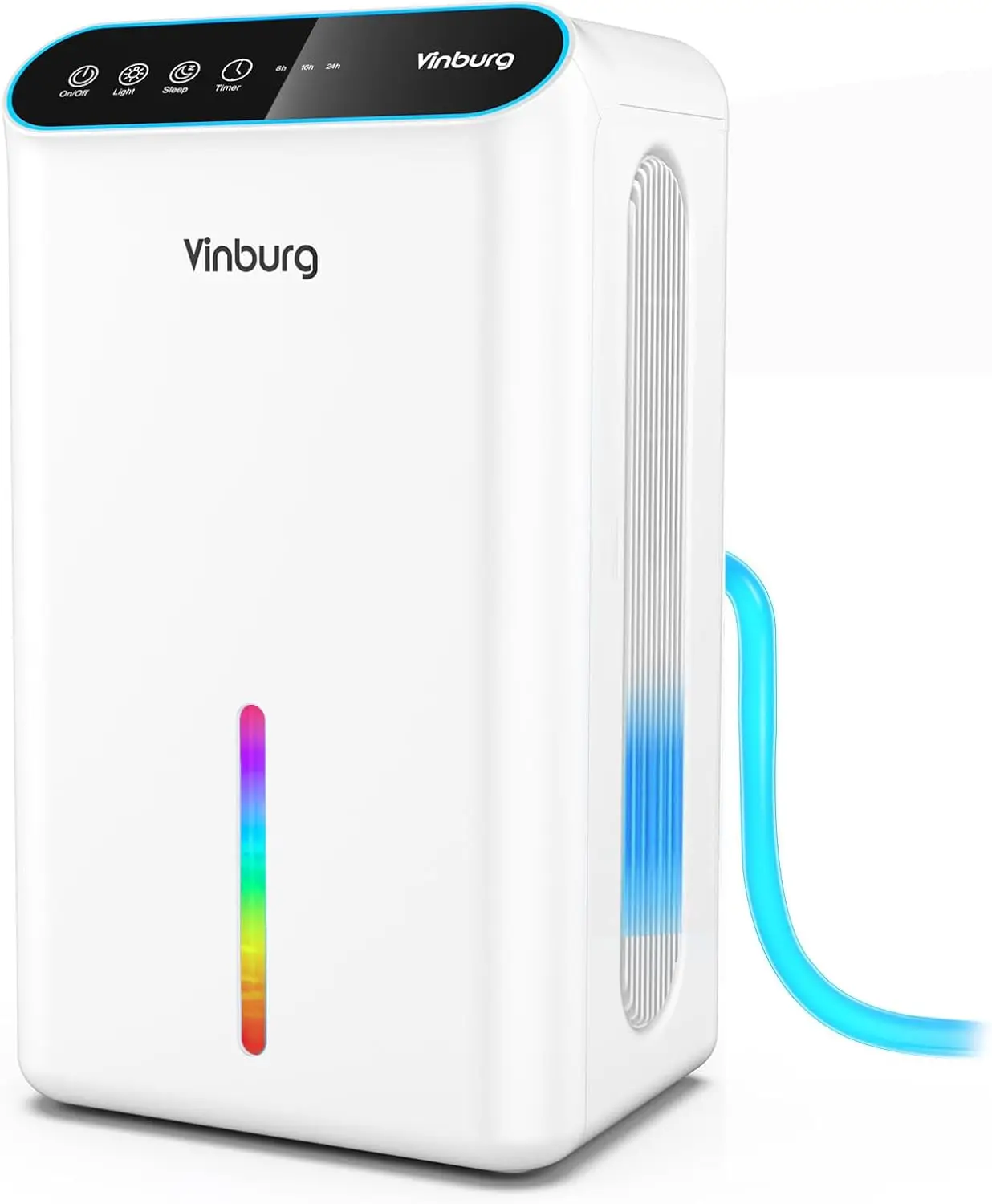 Quiet Dehumidifier for Home up to 1000 sq.ft with Auto Shut Off, Aromatherapy, Timer, Sleep Mode, LED Light
Quiet Dehumidifier for Home up to 1000 sq.ft with Auto Shut Off, Aromatherapy, Timer, Sleep Mode, LED Light