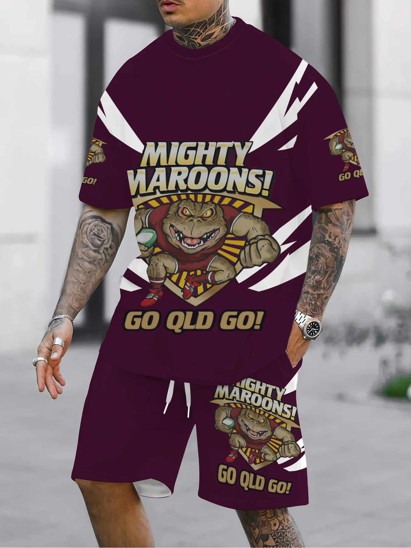 Summer Hot selling Men's 3D Printed Fashion Pattern Top Street Trendy Breathable T-shirt Set
Summer Hot selling Men's 3D Printed Fashion Pattern Top Street Trendy Breathable T-shirt Set