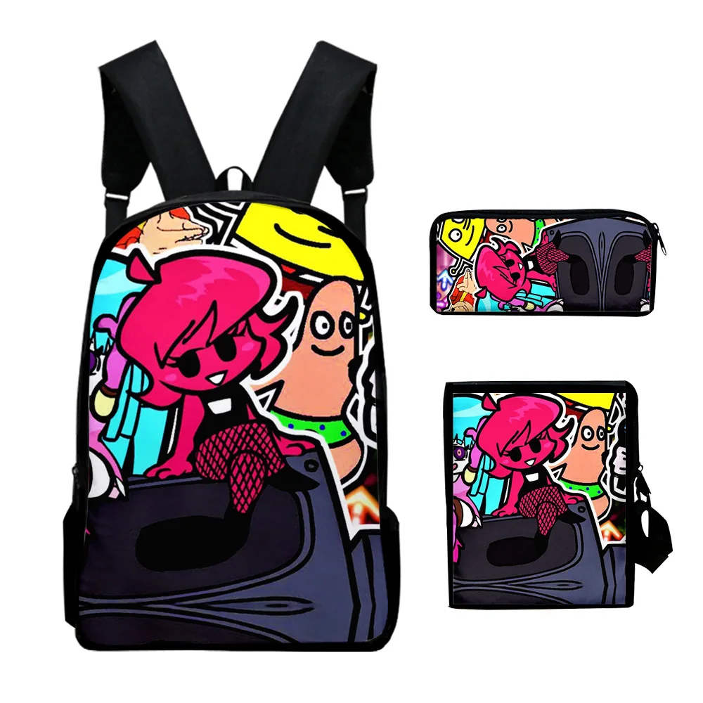 Classic Friday Night Funkin 3D Print 3pcs/Set pupil School Bags Laptop Daypack Backpack Inclined shoulder bag Pencil Case
Classic Friday Night Funkin 3D Print 3pcs/Set pupil School Bags Laptop Daypack Backpack Inclined shoulder bag Pencil Case
