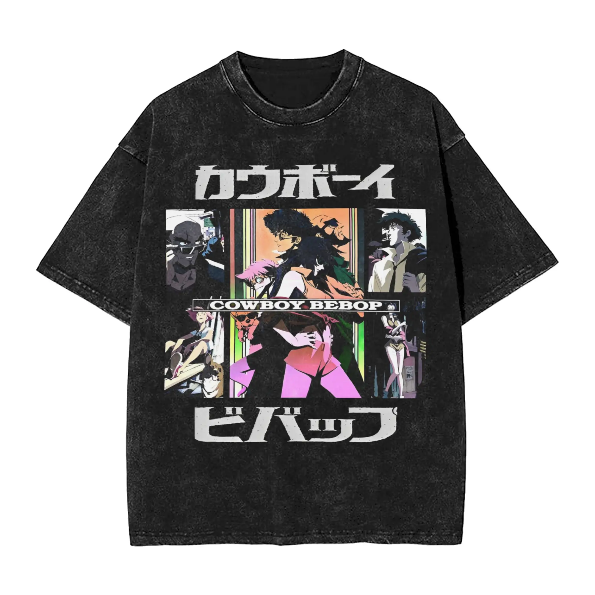 Denim Cowboys Bebops Anime Washed T Shirt Streetwear Hip Hop Novelty T-Shirt Tees Men Women Short Sleeve High Street
Denim Cowboys Bebops Anime Washed T Shirt Streetwear Hip Hop Novelty T-Shirt Tees Men Women Short Sleeve High Street