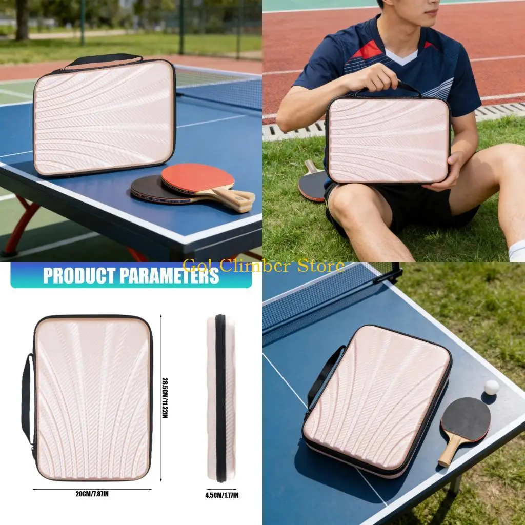 Q84C Space Saving Table Tennis Bat Container Table Tennis Paddle Bag with Easy Access Pockets for Table Tennis Equipment
Q84C Space Saving Table Tennis Bat Container Table Tennis Paddle Bag with Easy Access Pockets for Table Tennis Equipment