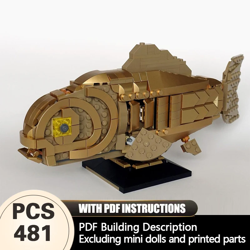 Creators Animal Series Model MOC Building Bricks Large Fish Modular Technology Gifts Holiday Assemble Children Toys Suit
Creators Animal Series Model MOC Building Bricks Large Fish Modular Technology Gifts Holiday Assemble Children Toys Suit