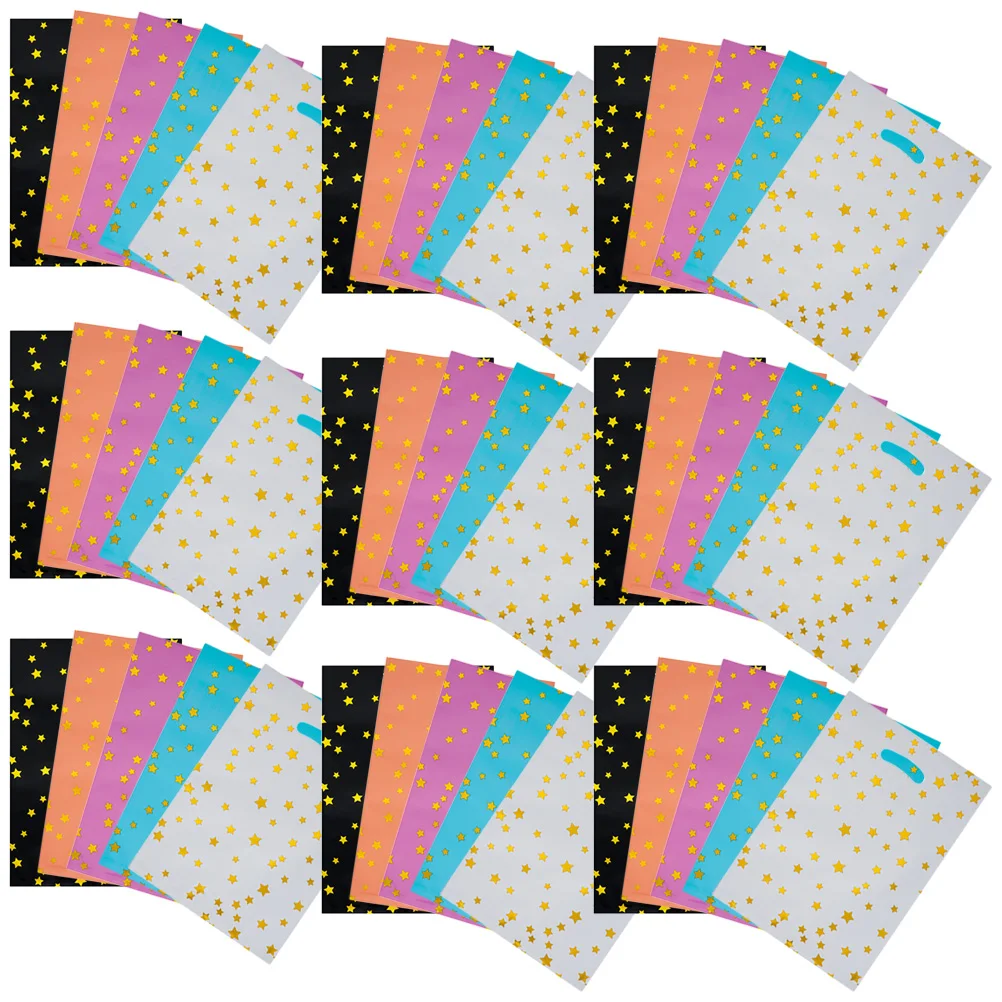 50pcs Five pointed Star Gift Wrappers Mini Solid Color PE Material Sturdy Foldable Party Favor Bags Storage Solution Treat
50pcs Five pointed Star Gift Wrappers Mini Solid Color PE Material Sturdy Foldable Party Favor Bags Storage Solution Treat