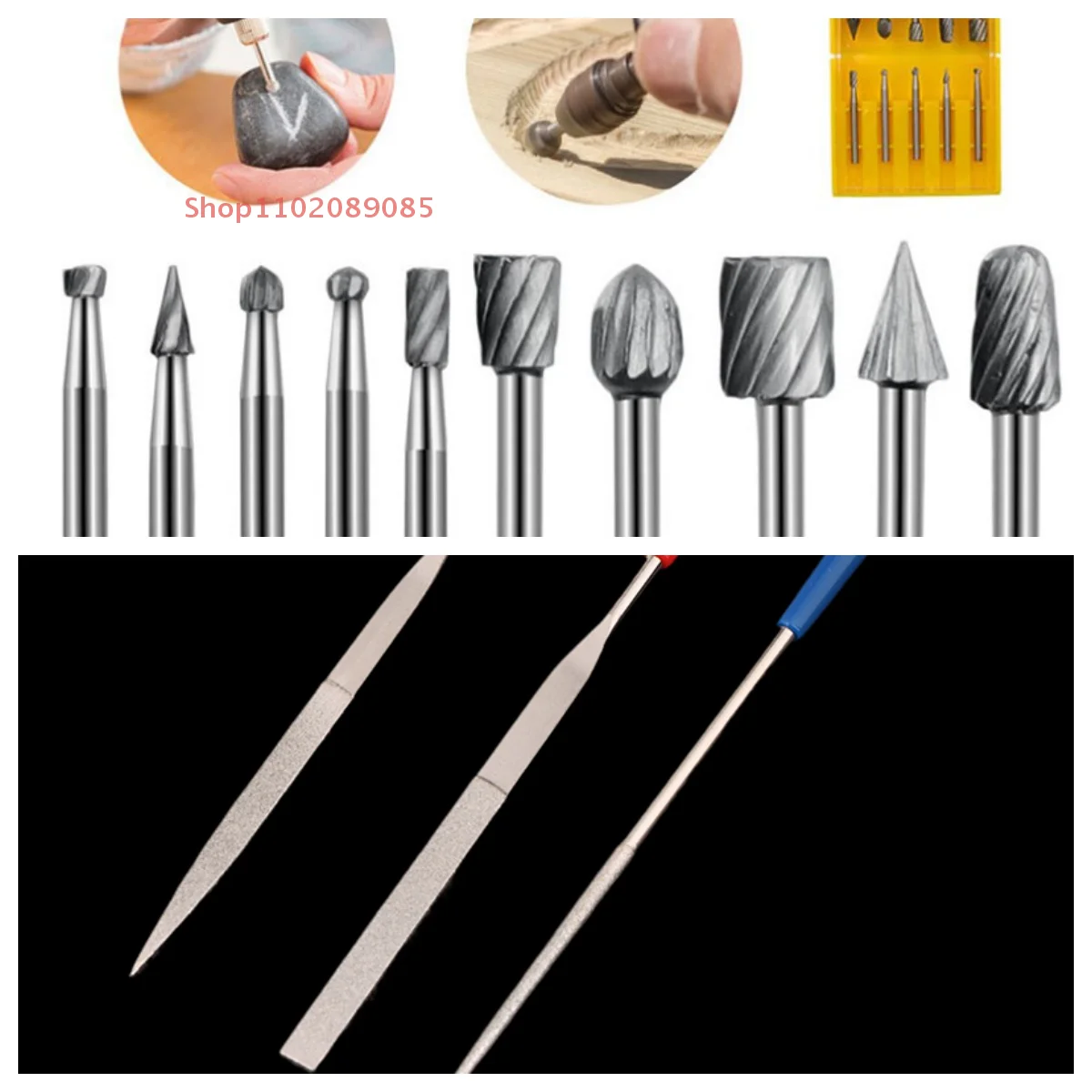 Premium Mini Rasp Diamond Files - Perfect Hand Tools for Metal, Wood and Ceramic Carving, Stone Polishing.
Premium Mini Rasp Diamond Files - Perfect Hand Tools for Metal, Wood and Ceramic Carving, Stone Polishing.