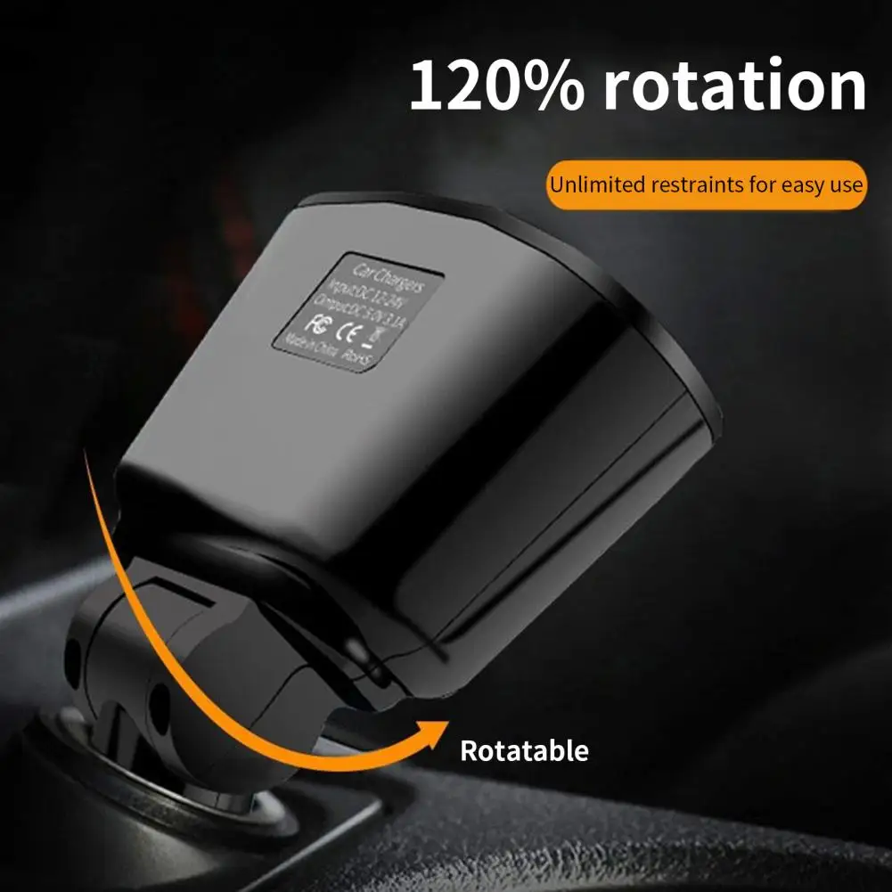 Practical Car Charger Adapter Flash Charge Plug Play Portable Cigarette Ignition Socket Universal USB Charger for SUV
Practical Car Charger Adapter Flash Charge Plug Play Portable Cigarette Ignition Socket Universal USB Charger for SUV
