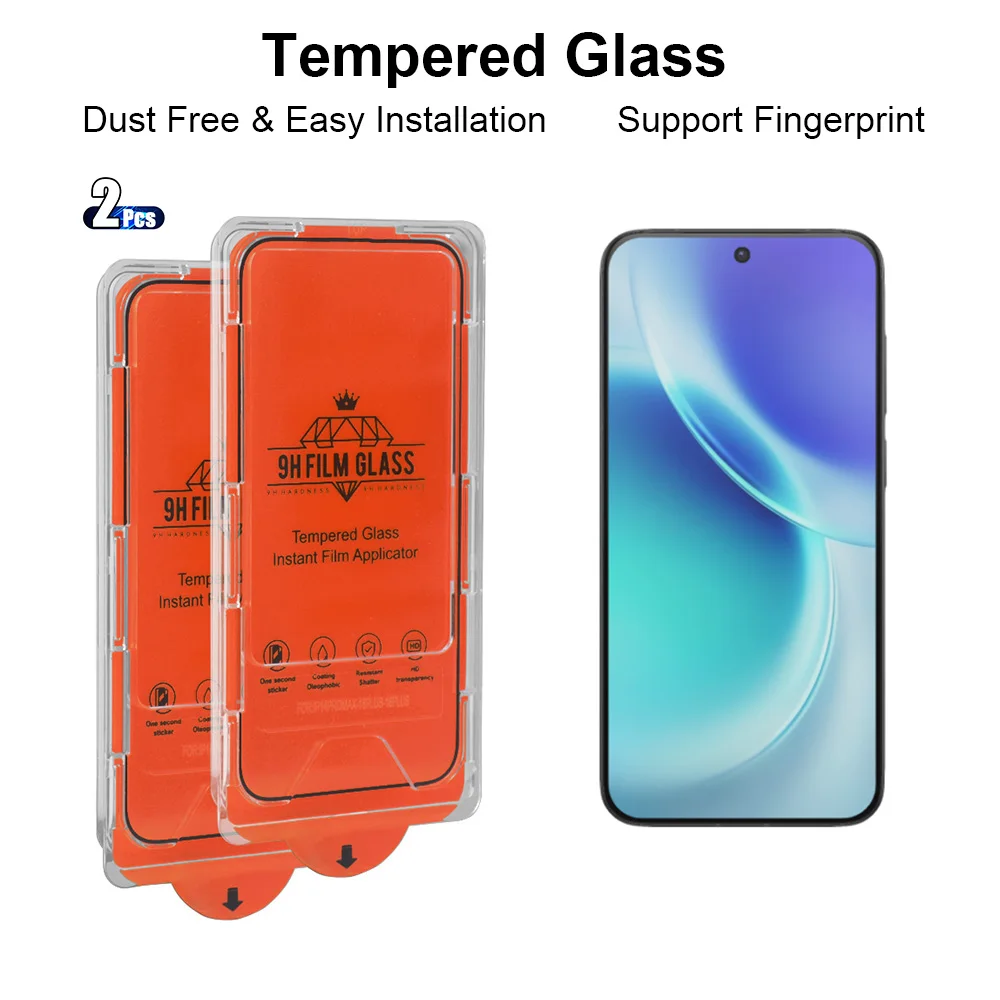 2pcs HD Tempered Glass for Vivo X200 Pro Mini X300 X200S X100S S30 Pro Mini S18e Screen Protector Fingerprint-unlock Free Tools
2pcs HD Tempered Glass for Vivo X200 Pro Mini X300 X200S X100S S30 Pro Mini S18e Screen Protector Fingerprint-unlock Free Tools