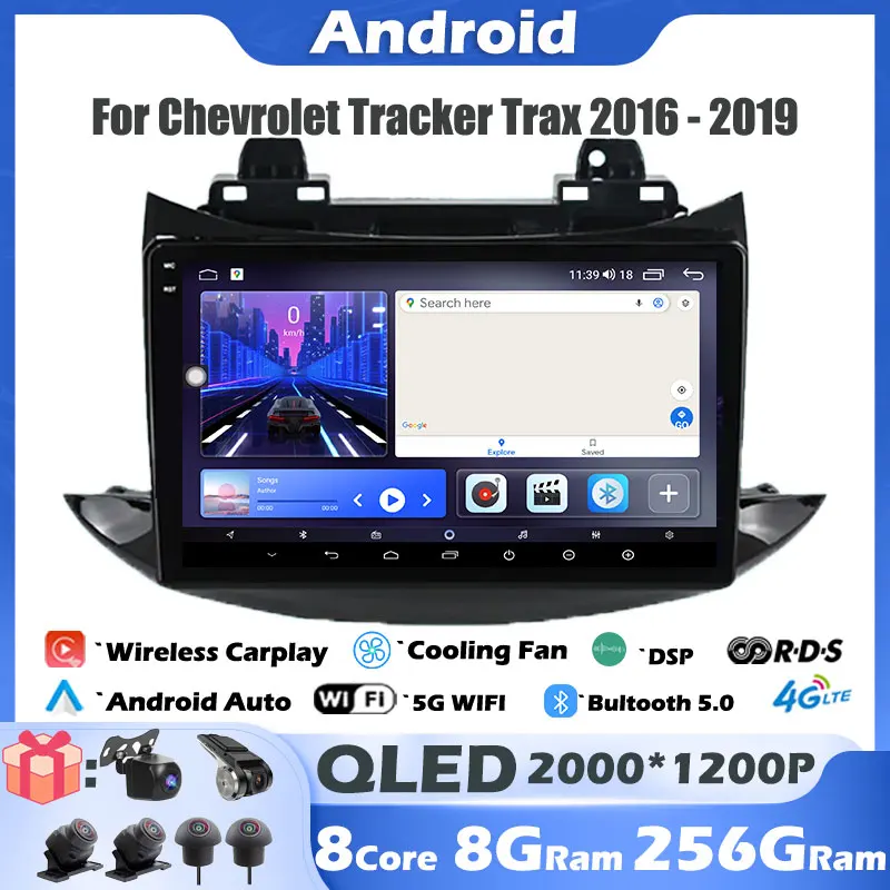 Android 14 Car Radio For Chevrolet Tracker Trax 2016 - 2019 DSP QLED Multimedia Video Player Bluetooth Navigation GPS WIFI
Android 14 Car Radio For Chevrolet Tracker Trax 2016 - 2019 DSP QLED Multimedia Video Player Bluetooth Navigation GPS WIFI