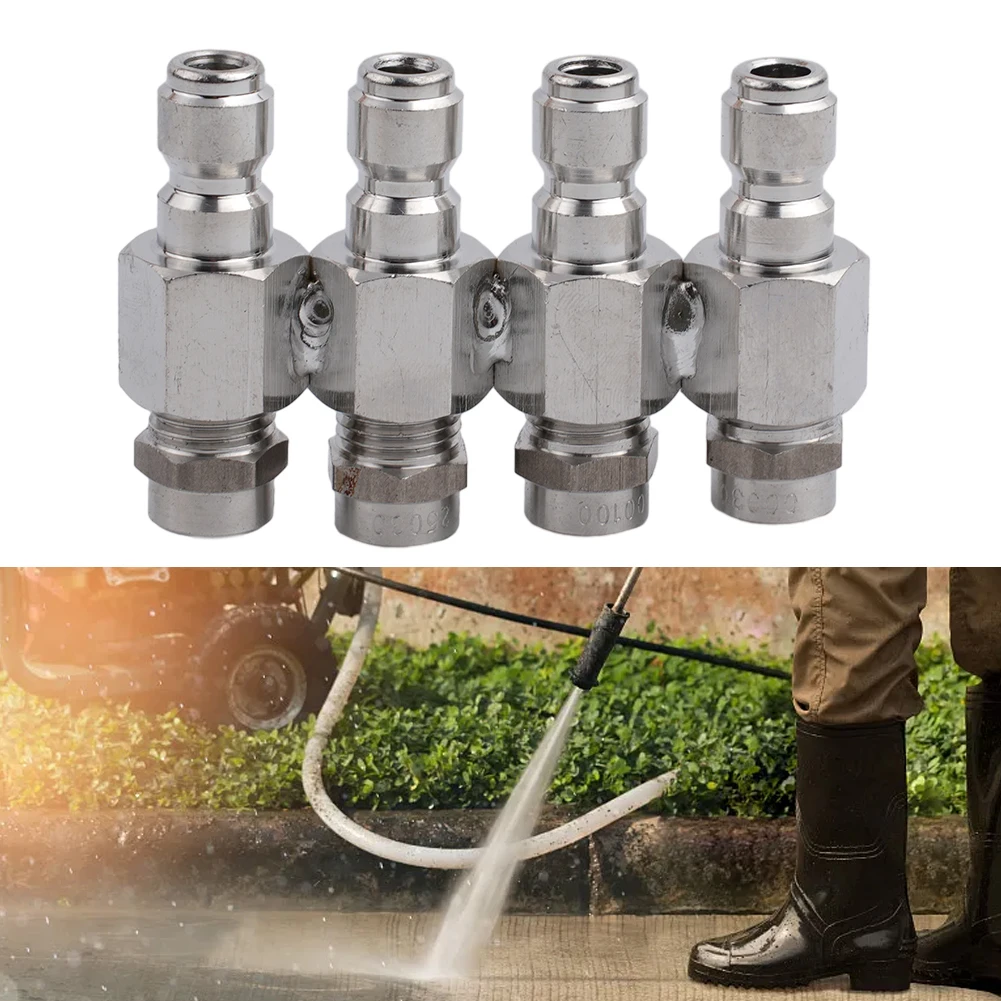 Nozzle Kit for Pressure Washers 4 Way Tip Holder Suitable for General Water Pipe and High Pressure Hose Cleaning
Nozzle Kit for Pressure Washers 4 Way Tip Holder Suitable for General Water Pipe and High Pressure Hose Cleaning