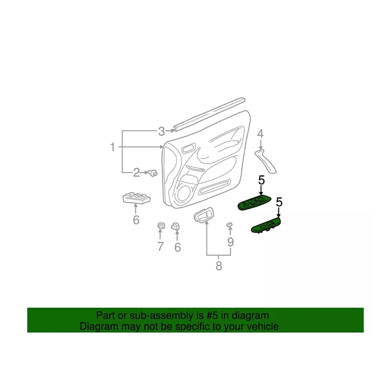 A80X-Left Front Door Armrest Upper Panel 74232-42080-B0 For Toyota RAV4 2001-2004 Window Lift Switch Bezel Cover 7423242080
A80X-Left Front Door Armrest Upper Panel 74232-42080-B0 For Toyota RAV4 2001-2004 Window Lift Switch Bezel Cover 7423242080