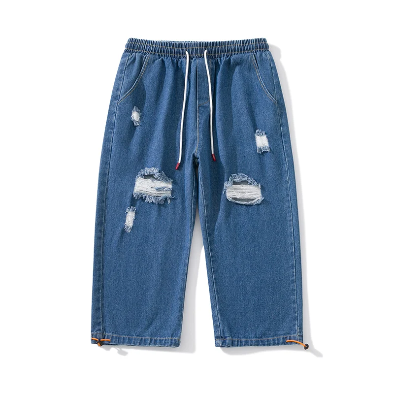 Men Outdoor Mountaineering and Hiking Trendy Hole Breaking Casual Denim Shorts Summer Fashionable Loose Breathable Sports Capris
Men Outdoor Mountaineering and Hiking Trendy Hole Breaking Casual Denim Shorts Summer Fashionable Loose Breathable Sports Capris