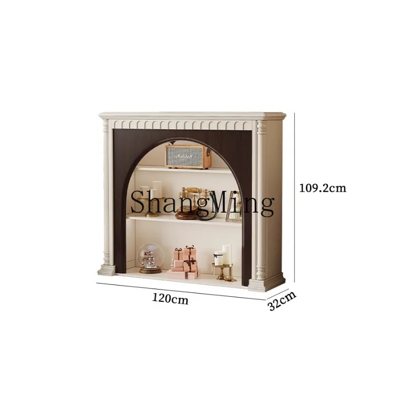 ZHB Cream Wind Fireplace Household White All Solid Wood Locker Living Room Wall Storage Display Cabinet
ZHB Cream Wind Fireplace Household White All Solid Wood Locker Living Room Wall Storage Display Cabinet