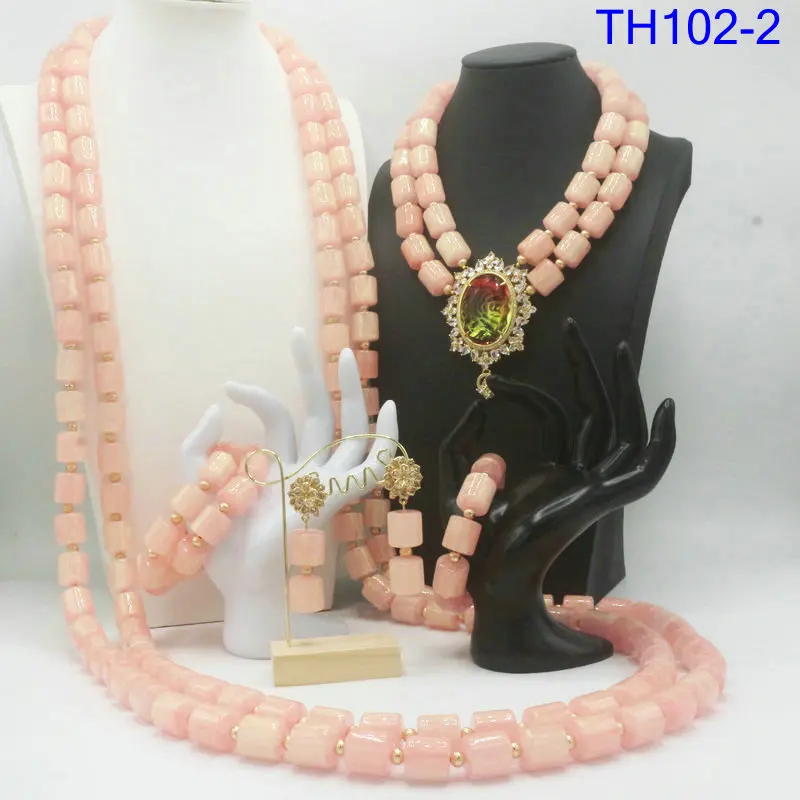 african coral beads Fashion Nigeria Wedding Jewelry Necklace Set
african coral beads Fashion Nigeria Wedding Jewelry Necklace Set