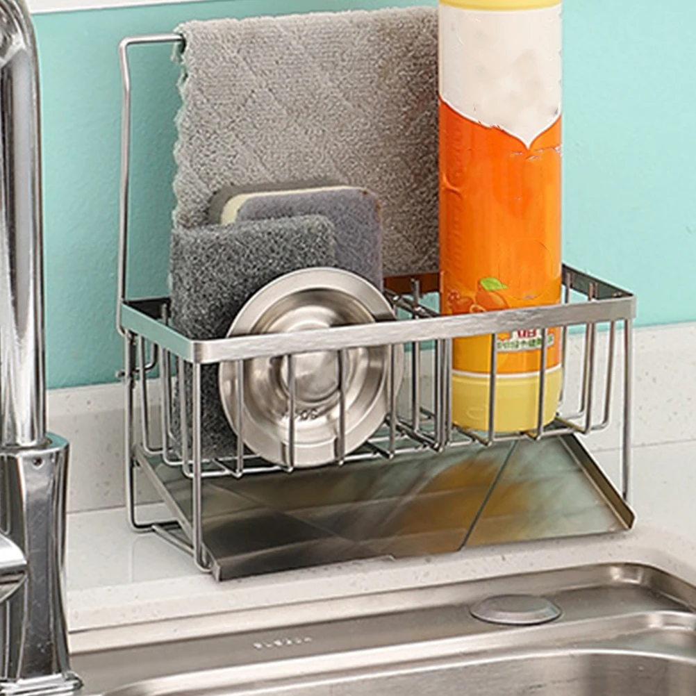 Sponge Draining Rack Stainless Steel Sink Sponge Holder Space saving Dishcloth Drying Rack Multifunctional Kitchen ganizer
Sponge Draining Rack Stainless Steel Sink Sponge Holder Space saving Dishcloth Drying Rack Multifunctional Kitchen ganizer